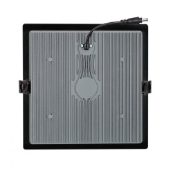 Downlight LED SAMSUNG New Aero Slim Carré 120lm/W 30W Microprismatique (URG17) LIFUD Noir Coupe 210x210mm,