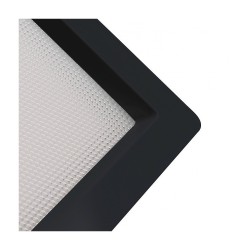 Downlight LED SAMSUNG New Aero Slim Carré 120lm/W 40W Microprismatique (URG17) LIFUD Noir Coupe ,DWLGHT-NW-R-CDRD-40-230-NG