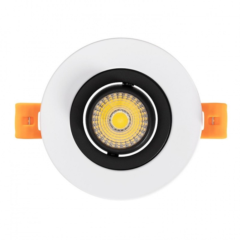 Spot Downlight LED COB Orientable 360º Rond 7W Design Coupe Ø 70mm,FC-DWNL-C7WB