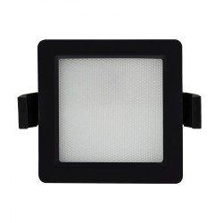 DWLGHT-NW-R-CDRD-10-90,Downlight LED SAMSUNG New Aero Slim Carré 120lm/W 10W Microprismatique (URG17) LIFUD Coupe 85x85mm