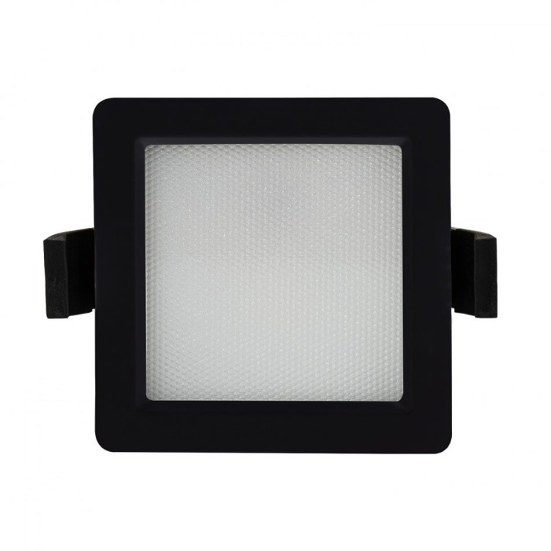 DWLGHT-NW-R-CDRD-10-90,Downlight LED SAMSUNG New Aero Slim Carré 120lm/W 10W Microprismatique (URG17) LIFUD Coupe 85x85mm