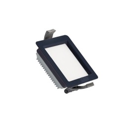 DWLGHT-NW-R-CDRD-10-90,Downlight LED SAMSUNG New Aero Slim Carré 120lm/W 10W Microprismatique (URG17) LIFUD Coupe 85x85mm