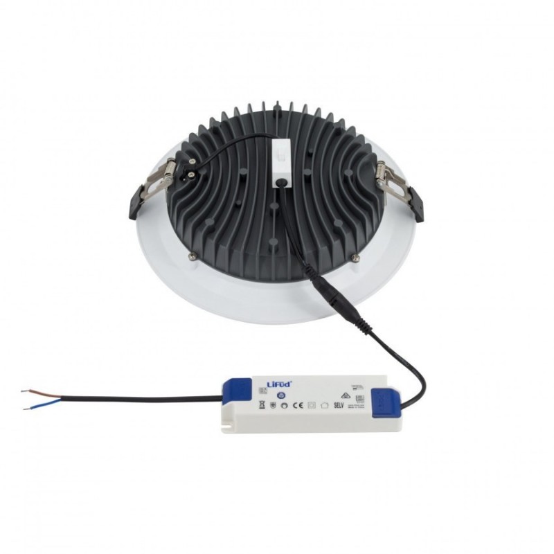 Downlight LED SAMSUNG New Aero Slim 130lm/W 60W (URG17) LIFUD Coupe Ø 210mm