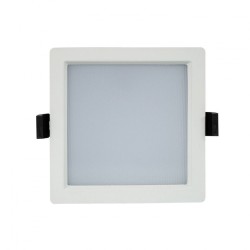 DWLGHT-NW-R-CDRD-15-145,Downlight LED SAMSUNG New Aero Slim Carré 130lm/W 15W UGR17 LIFUD Coupe 135x135mm