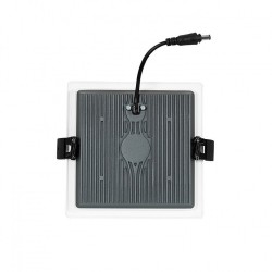 DWLGHT-NW-R-CDRD-15-145,Downlight LED SAMSUNG New Aero Slim Carré 130lm/W 15W UGR17 LIFUD Coupe 135x135mm