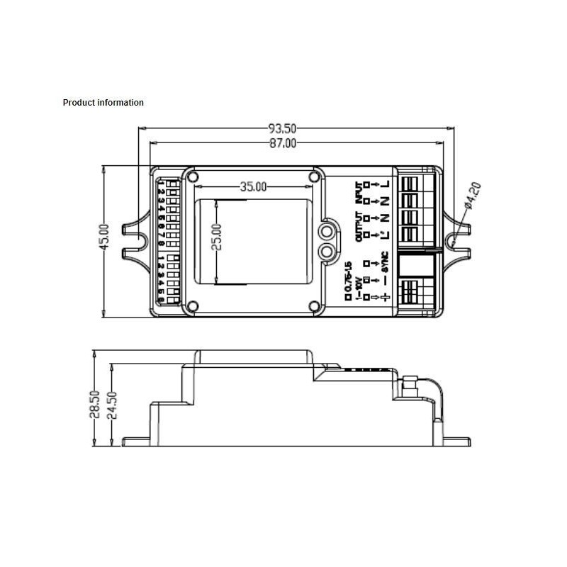 Détecteur de Mouvement 1-10V MERRYTEK