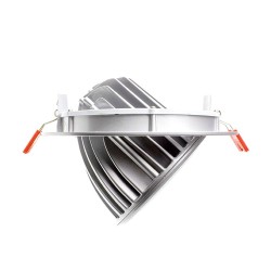 Projecteur LED Samsung 120lm/W Orientable Rond 60W Argenté LIFUD . FLDDC-60-P