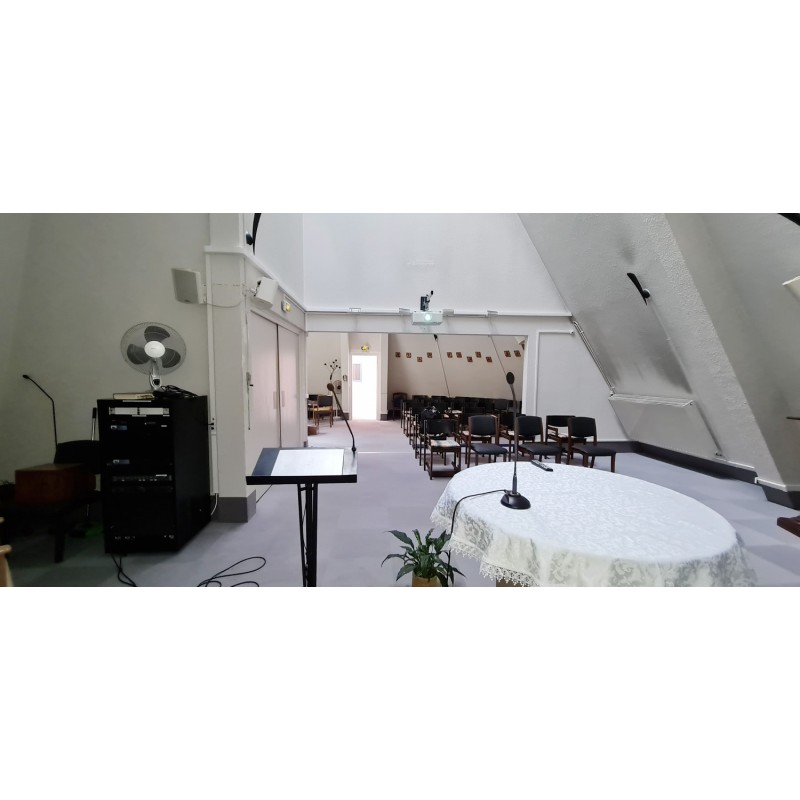 Installation audiovisuelle église, ehpad, chapelle, lieu de culte, paris, région parisienne,