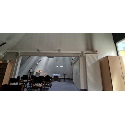 Installation audiovisuelle église, ehpad, chapelle, lieu de culte, paris, région parisienne,