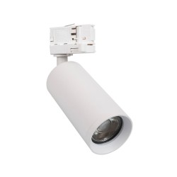 Spot à Douille GU10 pour Rail Triphasé Quartz à Ampoule GU10,spot led triphasé, FCO-POR-CAR-TRI-CUA