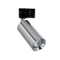 Spot à Douille GU10 pour Rail Triphasé Quartz à Ampoule GU10,spot led triphasé, FCO-POR-CAR-TRI-CUA