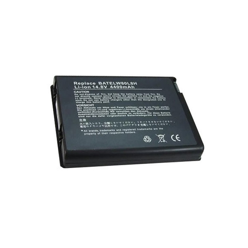 Battery ACER ASPIRE 1670, BT0080300144512027ED00,BATELW80L8H,TravelMate2200 
TravelMate1672LMI,1674WLM,2701WLCi,2702Lci
