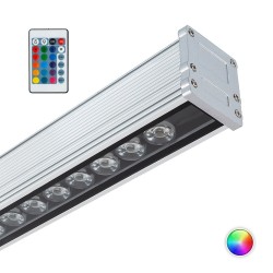 Linéaire LED Wallwasher 1000mm 36W IP65 High RGB,BNDR-LNL-18W-5M-HE-RGB , eclairage exterieur monument historique,