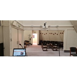Installation audiovisuelle église, ehpad, chapelle, lieu de culte, paris, région parisienne,