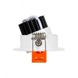 Spot Downlight LED COB Orientable Rond 5W (UGR19) Blanc Coupe Ø 70mm CRI92 Expert Color, FC-DWNL-C5