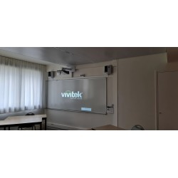 Installation vidéoprojecteur Vivitek classe école, 
vidéoprojecteur interactif,salle de classe,