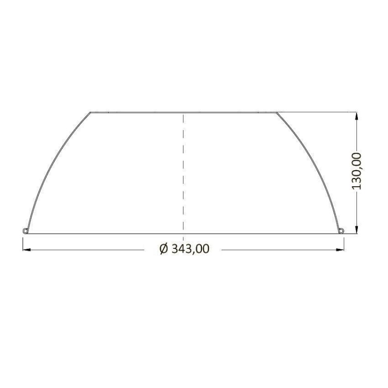 Réflecteur pour Cloche LED UFO HE 60° Aluminium RFL-CUFO-60D-AL Accessoires Eclairage LED Indus