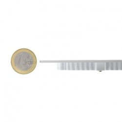 Dalle LED Ronde Extra-Plate CCT Sélectionnable 6W Dimmable Coupe Ø 110 mm,CCT-SPRSL-6 , dalle led ronde CCT dimmable,