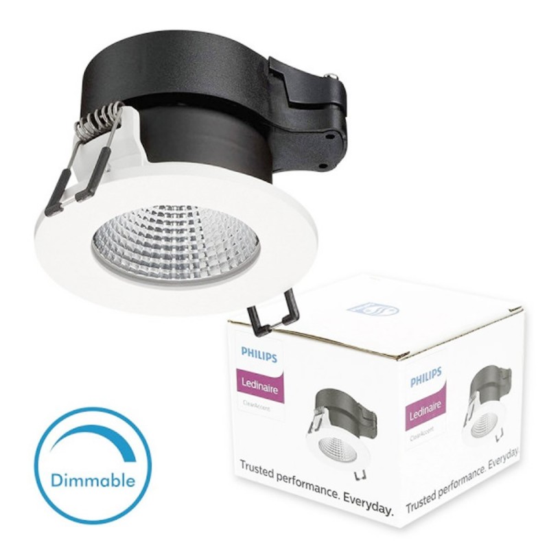 Downlight LED PHILIPS, spot led 6W,EAN 8719514331198,spot led dimmable,RS060B G2,eclairage plafond