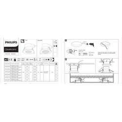 Downlight LED PHILIPS, spot led 6W,EAN 8719514331198,spot led dimmable,RS060B G2,eclairage plafond