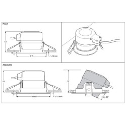 Downlight LED PHILIPS, spot led 6W,EAN 8719514331198,spot led dimmable,RS060B G2,eclairage plafond