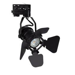 Spot à Douille GU10 Rail Triphasé,spot led triphasé GU10,Spot 360°,FC-PRTLMPRS-TRFSC-KRNGN-GU10,