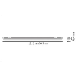 Réglette Étanche LED 42W 1200mm ECO Damp Proof IP65 LEDVANCE 4058075463868