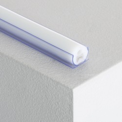 Profilé en PVC 1m pour Néon LED Rond 360º Flexible