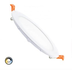 Dalle LED Ronde 12W SwitchCCT Sélectionnable Coupe Ø 155mm Dimmable Compatible avec Télécommande RF V.2