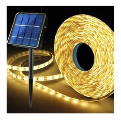 Ruban LED Extérieur Solaire 3V DC 30LED/m 5m IP65 Largeur 8mm,Bobine led IP65,ruban led solaire,