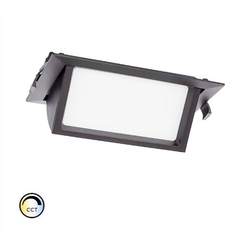 Projecteur LED Orientable Rectangulaire 38W OSRAM CCT Noir No Flicker
