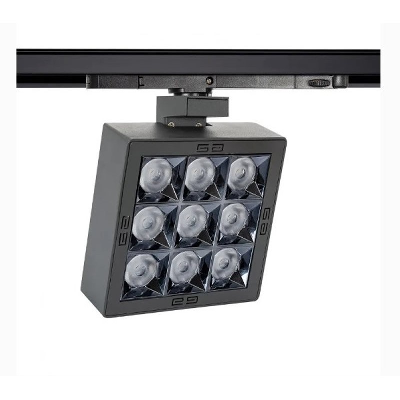 Spot LED Marlin 40W No Flicker pour Rail Triphasé (3 Allumages)