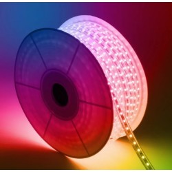 Bobine LED RGB, bobine led décoration extérieur,Ruban LED RGB étanche,