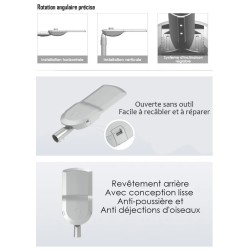 Lampadaire led de rue 150W,eclairage public, street light, IP66 IK08,