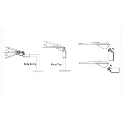 eclairage public , eclairage led de rue,lampadaire led ,eclairage exterieur,streetlight,IP66 IK09,LMR-LD-NFNT-STRT-XTN-1-10V-65W