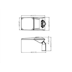 eclairage public , eclairage led de rue,lampadaire led ,eclairage exterieur,streetlight,IP66 IK09,LMR-LD-NFNT-STRT-XTN-1-10V-65W
