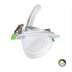 Spot led orientable encastrable,spot led rond 24W,projecteur orientable encastrable,spot led encastrable plafond