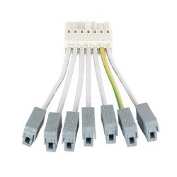 Connecteur Secteur pour Module Linéaire LED Trunking Retrofit Universal System,barre linéaire accessoire