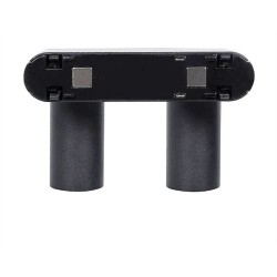 spot led double monophasé, spot led rail, spot magasin, éclairage boutique, spot double,