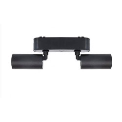 spot led double monophasé, spot led rail, spot magasin, éclairage boutique, spot double,