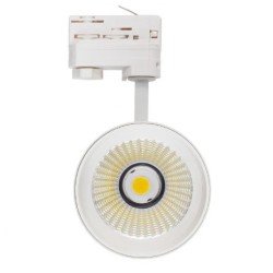 Spot LED New d'Angelo 30W Noir CCT LIFUD Focus pour Rail Triphasé,FC-MGC-B-30W-CCT-FCL,eclairage boutique,