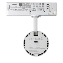 Spot LED 40W CCT Rail Triphasé , FC-NNGL-40-BL-CTLF , Spot LED rail Triphasé, eclairage magasin plafond,
projecteur led 40W,