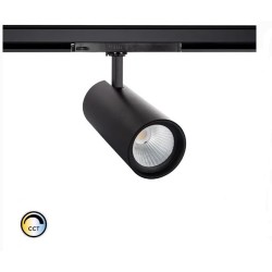 Spot LED 40W CCT Rail Triphasé , FC-NNGL-40-BL-CTLF , Spot LED rail Triphasé,eclairage magasin plafond,
projecteur led 40W,