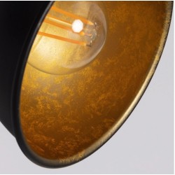 Lampe Plafond Orientable Emer 3 Spots Noir , Eclairage plafond E14