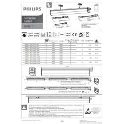 EAN 8719514527843 ,reglette led 5W philips, reglette led magasin, 
,52784399 , Ledinaire Batten Raccordable BN021C