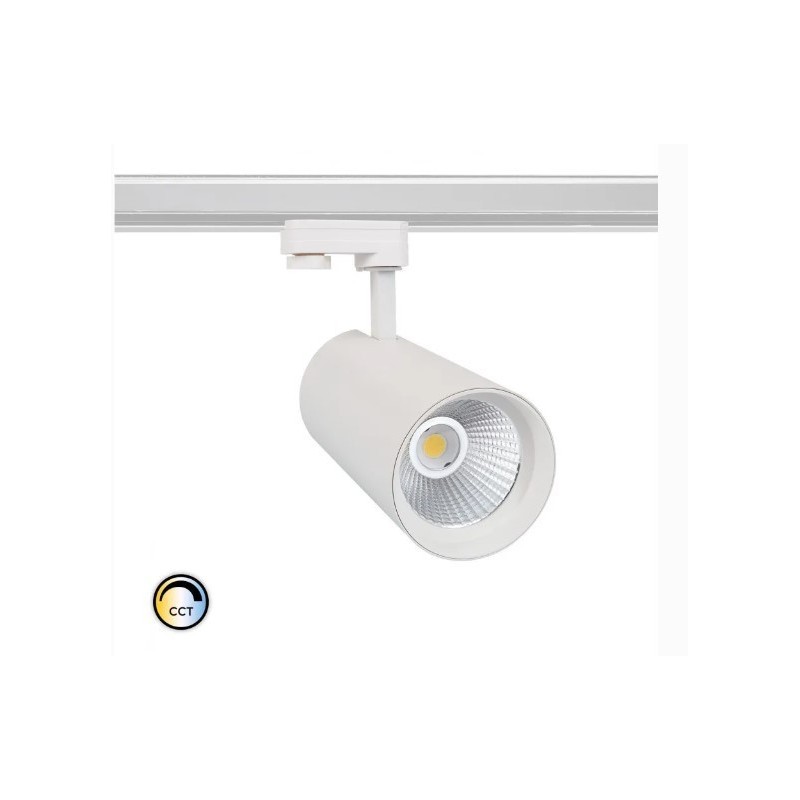 Spot LED New d'Angelo 30W Blanc CCT LIFUD pour Rail Triphasé, FC-BRTHA-30-BLNC-CT,spot cct lifud,