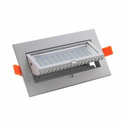 Projecteur LED Présentoirs et Vitrines 20W FCL-EXP-MRL-20 Spot LED Carré encastrable