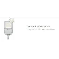 Lampadaire led de rue 150W,eclairage public, street light, IP66 IK08,