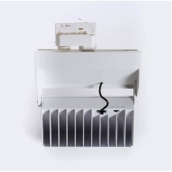 Spot LED Piero 38W CCT Selectionnable No Flicker pour Rail Triphasé, ecairage rail,