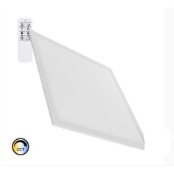 Panneau LED 60x60cm 40W 3600lm Slim Dimmable CCT Sélectionnable avec Télécommande